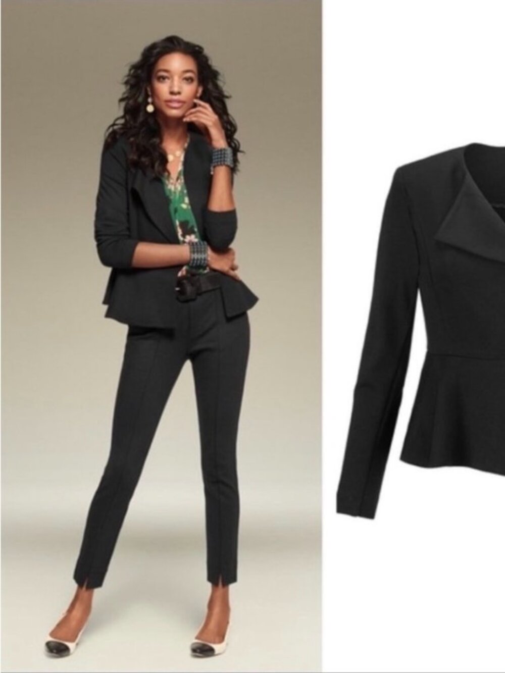 Cabi #3549 Agency Peplum Jacket Size 4